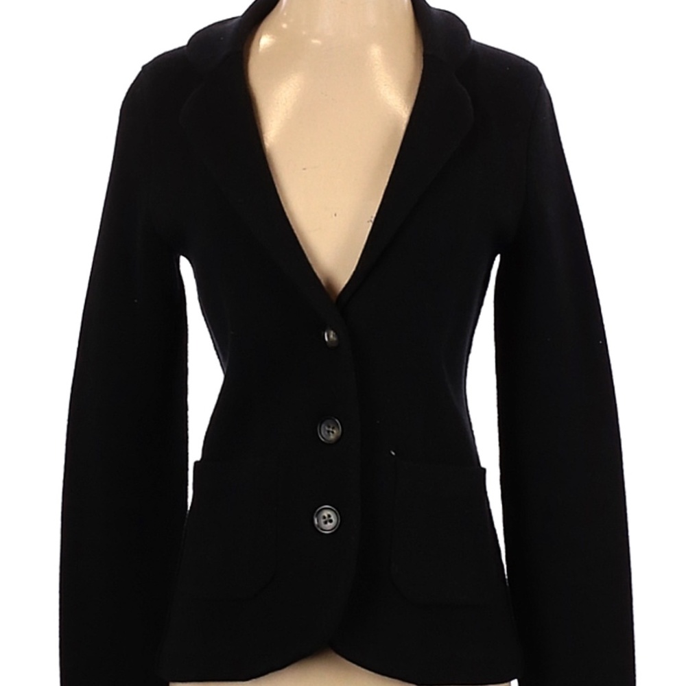 Structured Wool Sweater Jacket XS